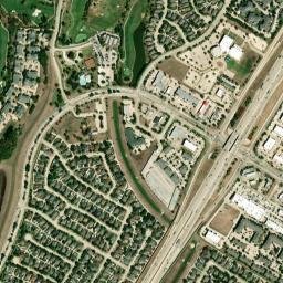 Highway 121 & Sam Rayburn Tollway, Carrollton High Resolution Satellite Map