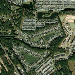 Satellite view of Summerville Country Club