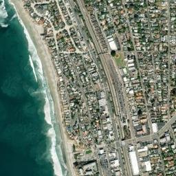 Solana Beach map(satellite map)