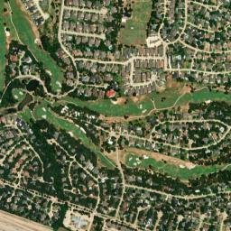 Trophy Club map(satellite map)
