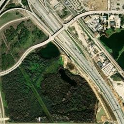 Stemmons Freeway, Carrollton, TX High Resolution Satellite Map