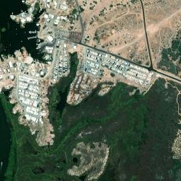 Castle Dome Landing Arizona High Resolution Satellite Map