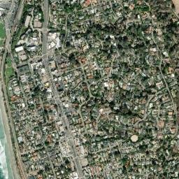 Del Mar map(satellite map)