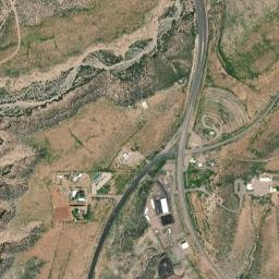 Three Way Arizona High Resolution Satellite Map