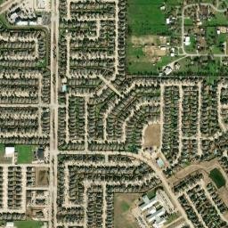 5016 Raisintree Drive Fort Worth TX High Resolution Satellite Map