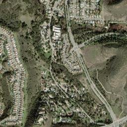 Poway Grove Park California High Resolution Satellite Map