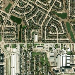 5400-5498 Pecan Creek Circle Fort Worth High Resolution Satellite Map