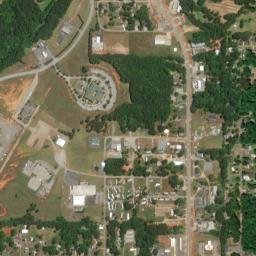 101-199 Sanders Street Thomaston GA  High Resolution Satellite Map