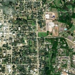 Rockwall map(satellite map)