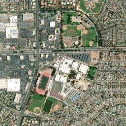 Mira Mesa map(satellite map)