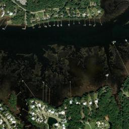 Satellite view of Bulls Bay Golf Club