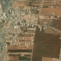 Izra District map(satellite map)