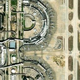 International Parkway, Dallas/Fort Worth International Airpor High Resolution Satellite Map