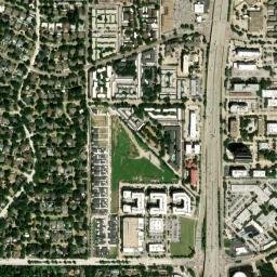 9999 North Central Expressway Dallas TX High Resolution Satellite Map
