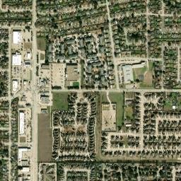 6841-6899 Driffield Circle East, North Richland Hills, TX High Resolution Satellite Map