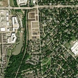 9531-9537 Spring Branch Drive, Dallas, TX High Resolution Satellite Map