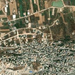 Deir Ḥannā map(satellite map)