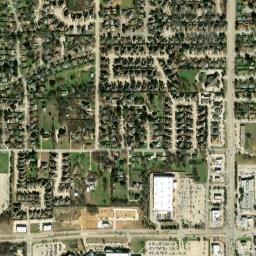 9113-9117 High Oaks Drive, North Richland Hills, TX High Resolution Satellite Map