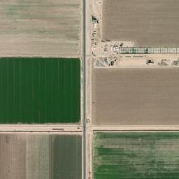 Fuller California High Resolution Satellite Map