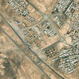 Bafrān map(satellite map)