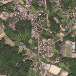 Ōtsuki map(satellite map)