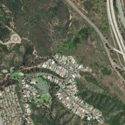 Easter Cross California High Resolution Satellite Map