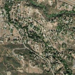 Glen Oaks California High Resolution Satellite Map