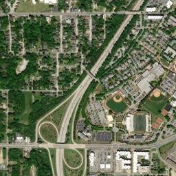 1602 Montpelier Ave, Mercer University, Macon, GA High Resolution Satellite Map