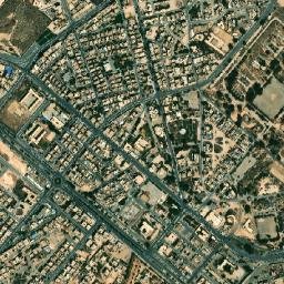 Şabrātah map(satellite map)