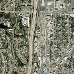 Cajon Heights California High Resolution Satellite Map