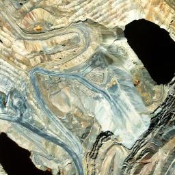Satellite view of The Chino mine