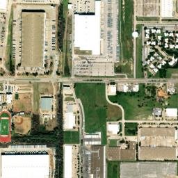 Big Town Shopping Center Mesquite TX High Resolution Satellite Map
