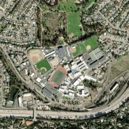 Grossmont California High Resolution Satellite Map