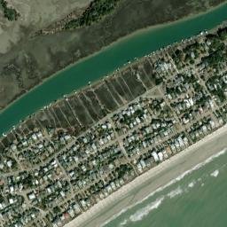 Isle of Palms map(satellite map)