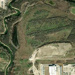 Satellite view of Woodhaven Country Club