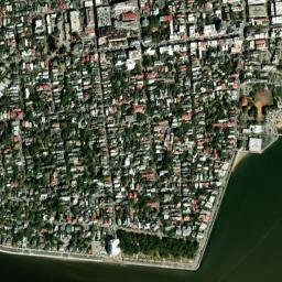 Charleston map(satellite map)