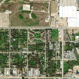 White Settlement map(satellite map)