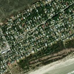 Sullivans Island map(satellite map)