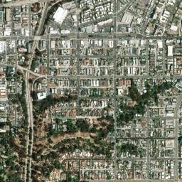 Hillcrest California High Resolution Satellite Map