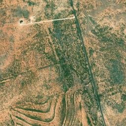 Borden County map(satellite map)