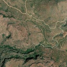 Sombrero Butte Arizona High Resolution Satellite Map