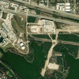 Satellite view of Lake Arlington Golf Course