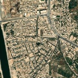 Nāḩīyat Saddat al Hindīyah map(satellite map)
