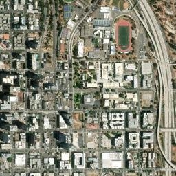 San Diego, California map(satellite map)