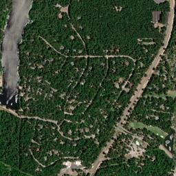 Holly Lake Ranch map(satellite map)