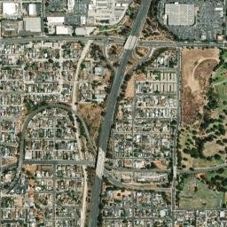 Stockton California High Resolution Satellite Map