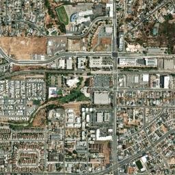 Valencia Park California High Resolution Satellite Map