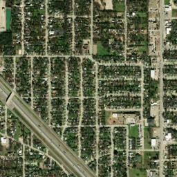 3851 Donalee Street Fort Worth TX High Resolution Satellite Map