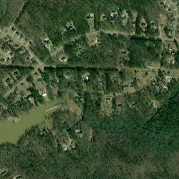 Lake Forest Estates Alabama High Resolution Satellite Map