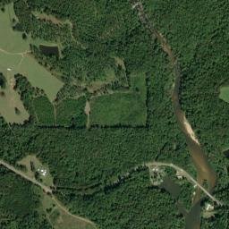 Weoka Mills Alabama High Resolution Satellite Map